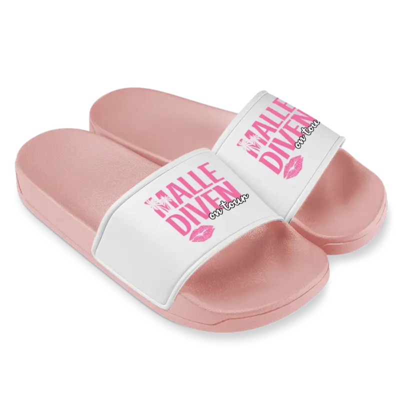 Malle Diven on Tour - Badelatschen #farbe_rosa