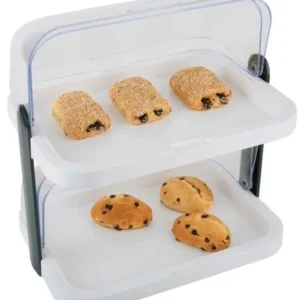 Buffetvitrine Doppeldecker Kühlvitrine 32 x 44 cm - CPGASTRO
