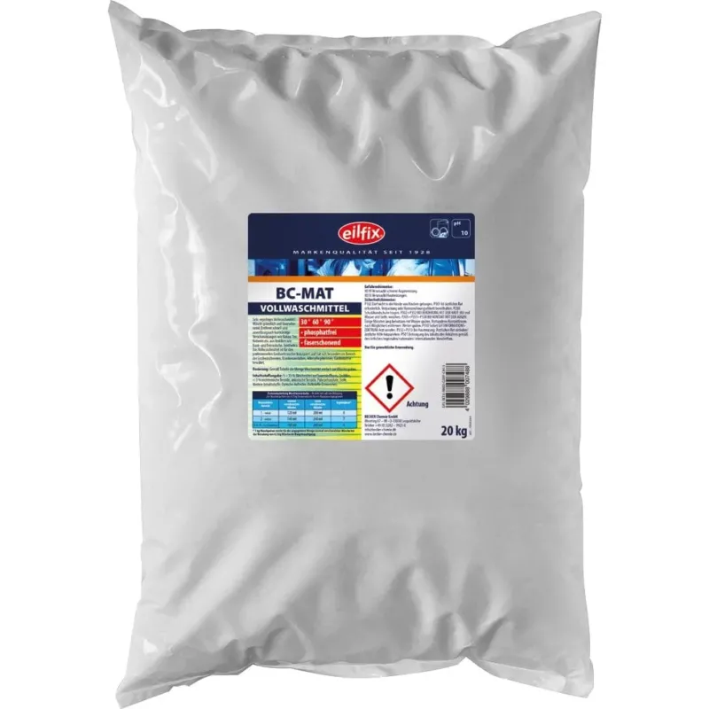 EILFIX BC-MAT Universalwaschpulver 30-60-90° 20 kg Sack