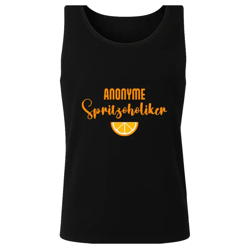 Anonyme Spritzoholiker - Unisex Relaxed Tanktop #farbe_black
