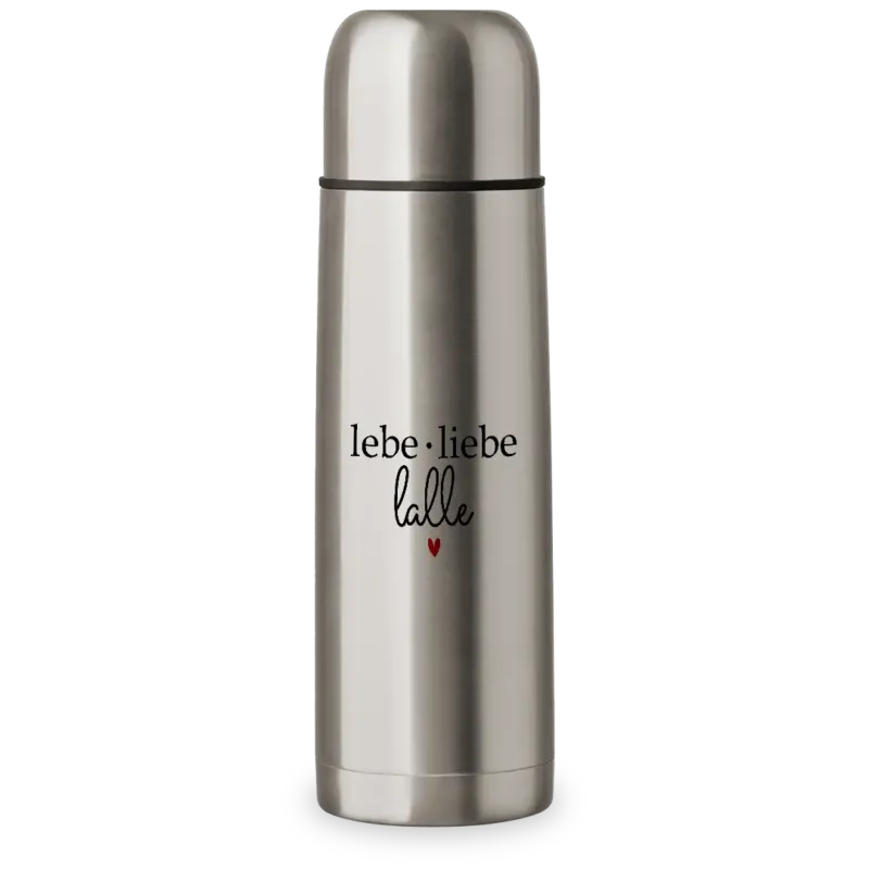 Lebe liebe lalle - Thermosflasche