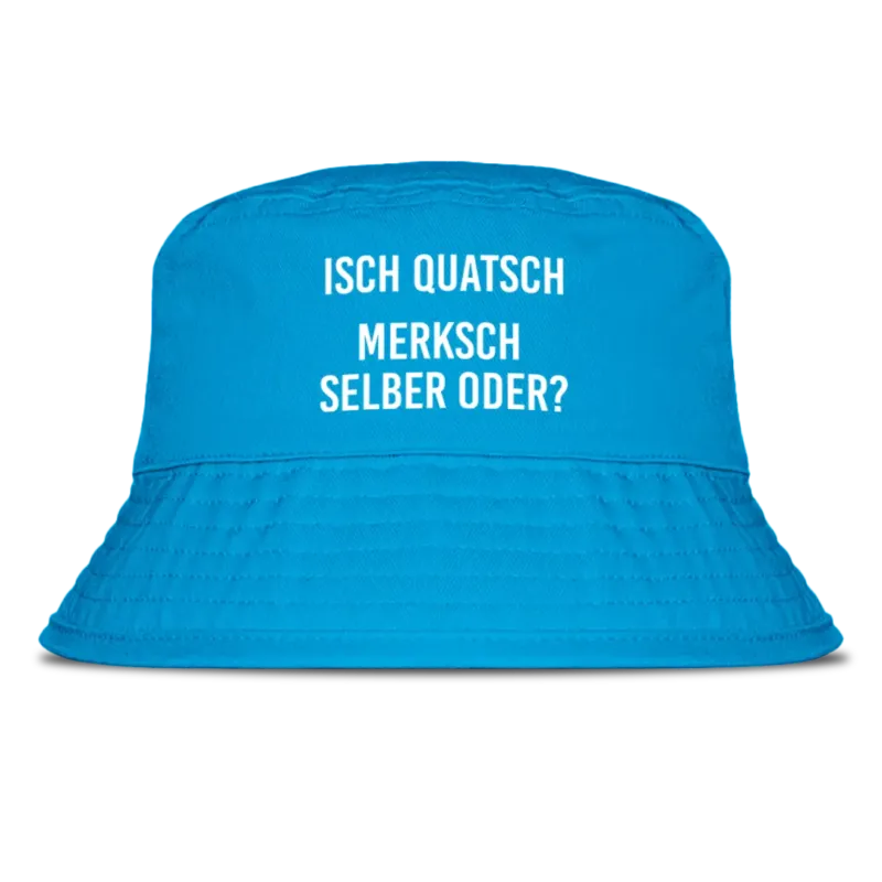 Merksch selber oder - Fischerhut #farbe_blue