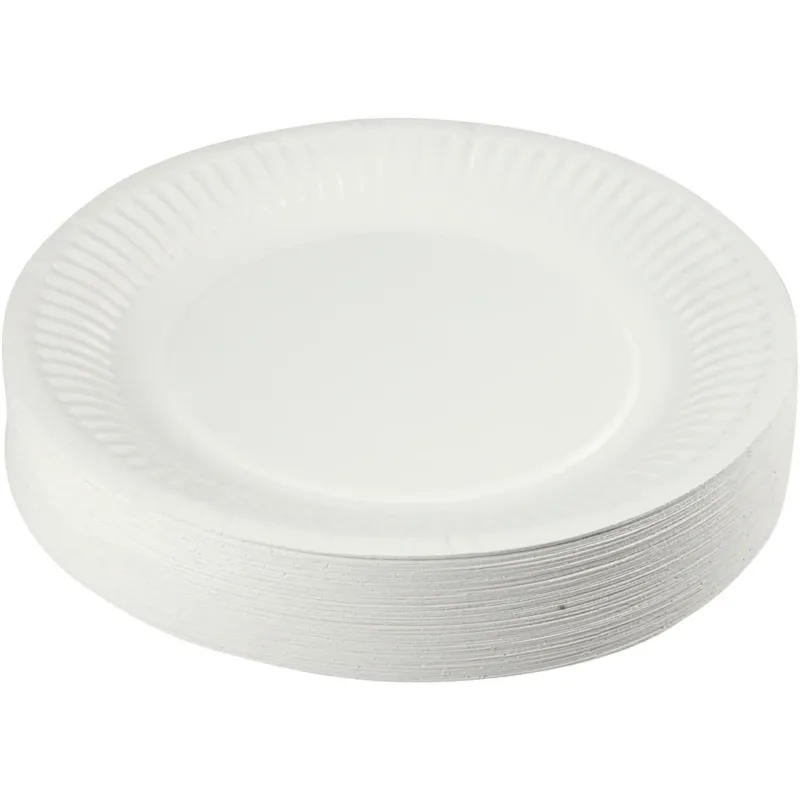 Paper Plates, dia. 18 cm, 100 pc