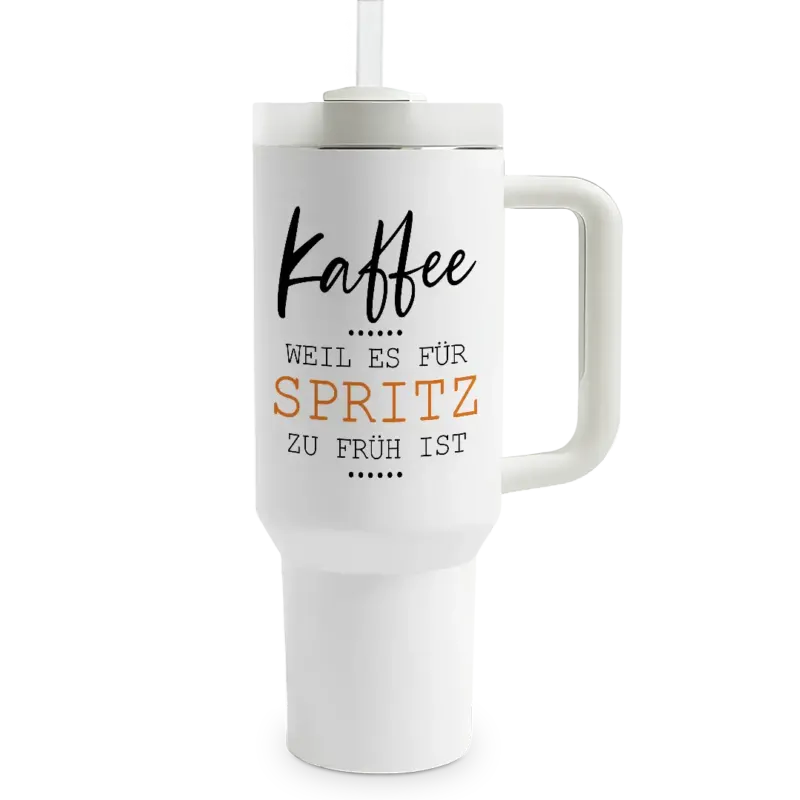 Kaffee weil es für Spritz zu früh ist - Thermobecher