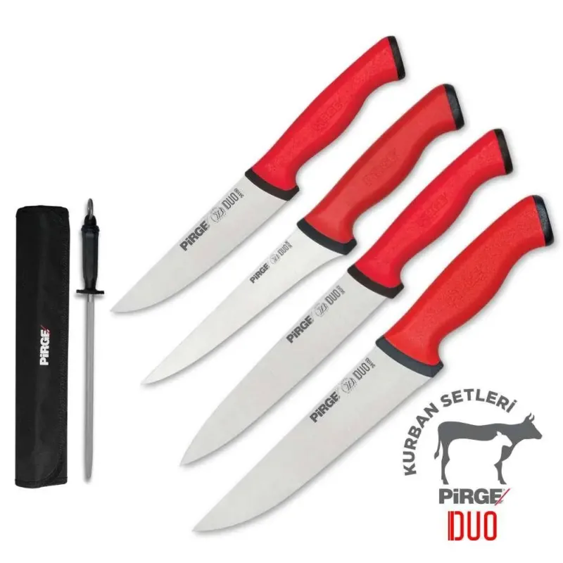Gastronics Qualitäts-Küchenmesser – Scharf, Ergonomisch und Perfekt für die Gastronomie Metzger Set 5-teilig - CPGASTRO