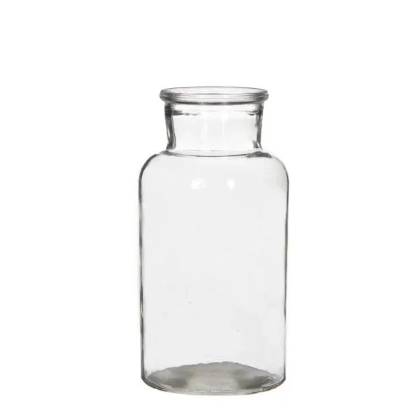 Glass Medicine Vase 16cm tall Ø 8cm (tray with 12 pcs)