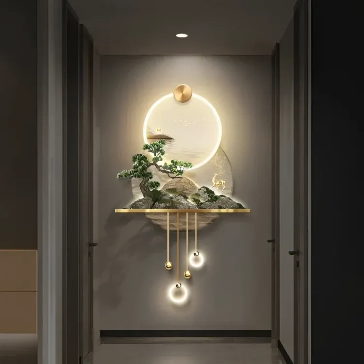 3D Tropical LED Artistic Trıopical Wall Lamp - Image 0