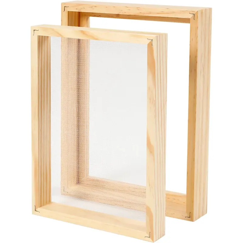 Paper making double frame mould, A5, size 25x19x3cm