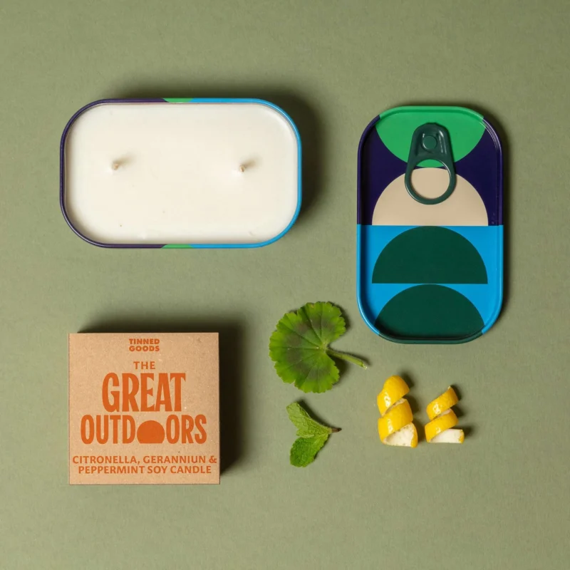 Duftkerze "Great Outdoors" – Sojawachs · in Dose | Block Design