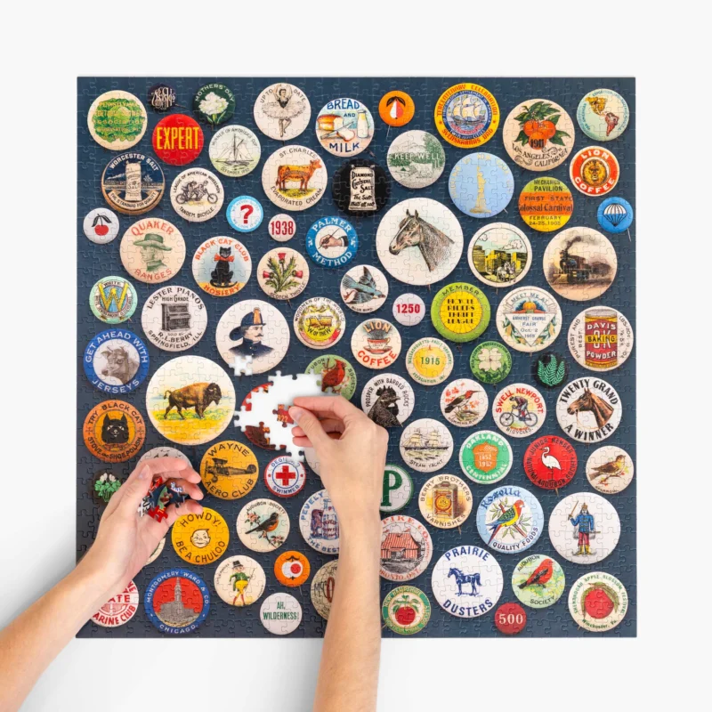 BUTTONS - Vintage Anstecker Puzzle 1.000 Teile | parkside