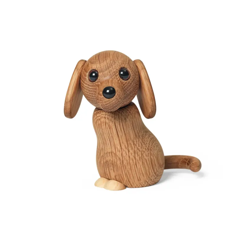 Holzhund Flash – 8,5 cm · Tierfigur | Spring Copenhagen · Tischdeko