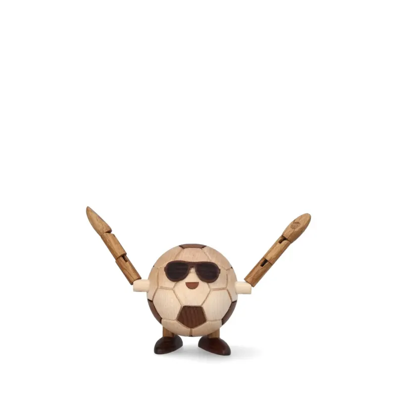 Holzfigur Woodies "Billy Ball" – 6,7 cm | Spring Copenhagen