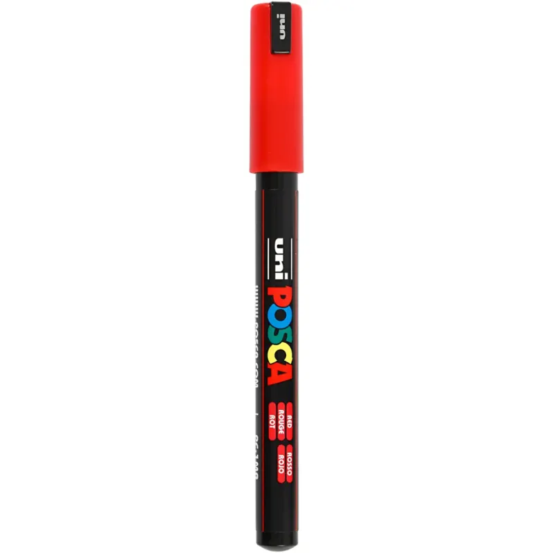 Posca Marker, no. PC-1MR, line 0,7 mm, extra-fine, red