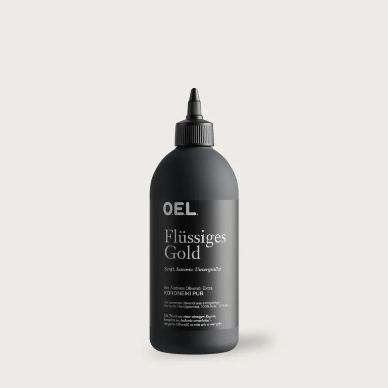 Bio-Olivenöl "Flüssiges Gold" – Squeezeflasche · 500 ml | O.E.L.