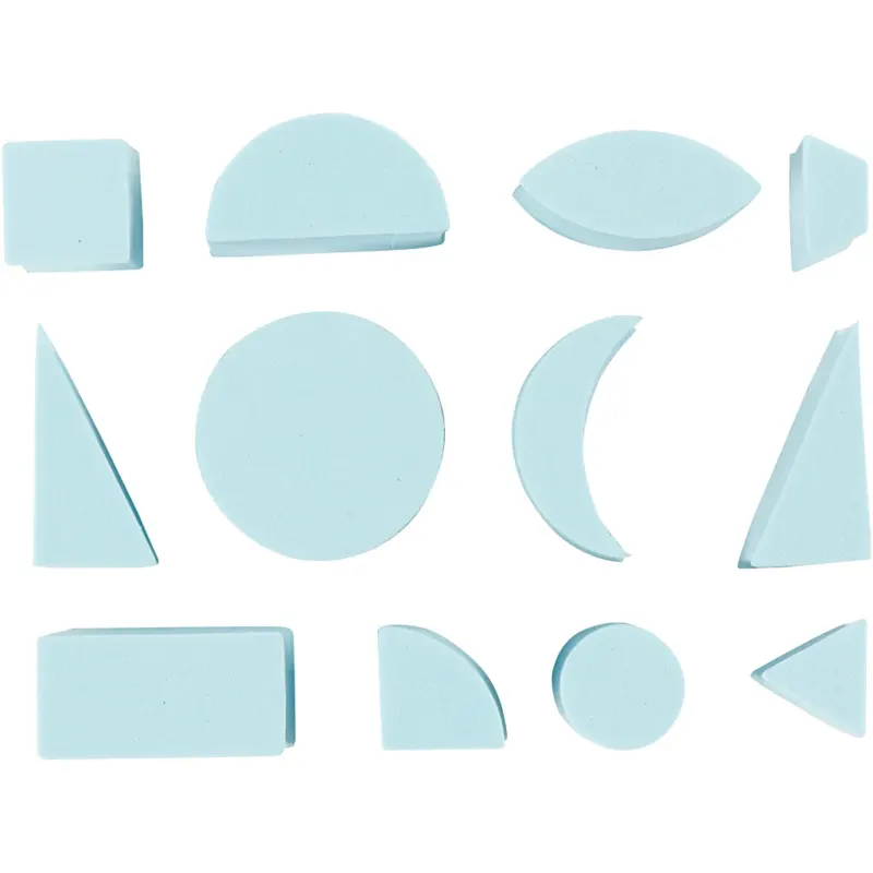 Foam Stamps, H: 25 mm, size 15-30 mm, 12 pc