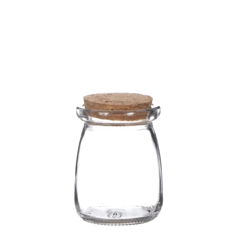 Glass jar with cork Ø5.5cm and 7.5cm high (24 pcs.)
