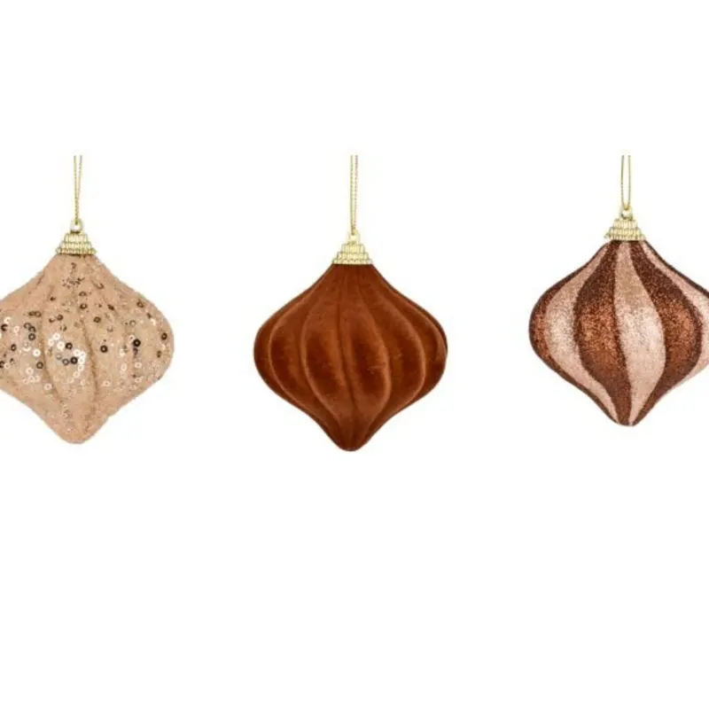 Weihnachtskugel Twister Ø8 cm - Verschiedene Farben