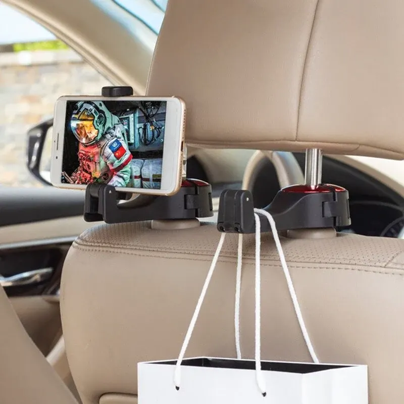 Multifunctional Car Back Seat Phone Holder Hanger - Image 0