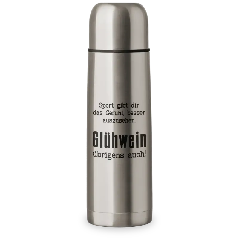 Sport gibt dir das Gefühl besser auszusehen - Thermosflasche