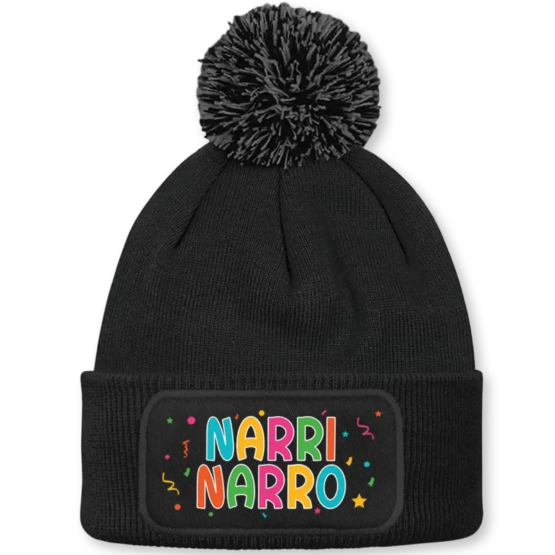 Narri Narro - Beanie mit Bommel