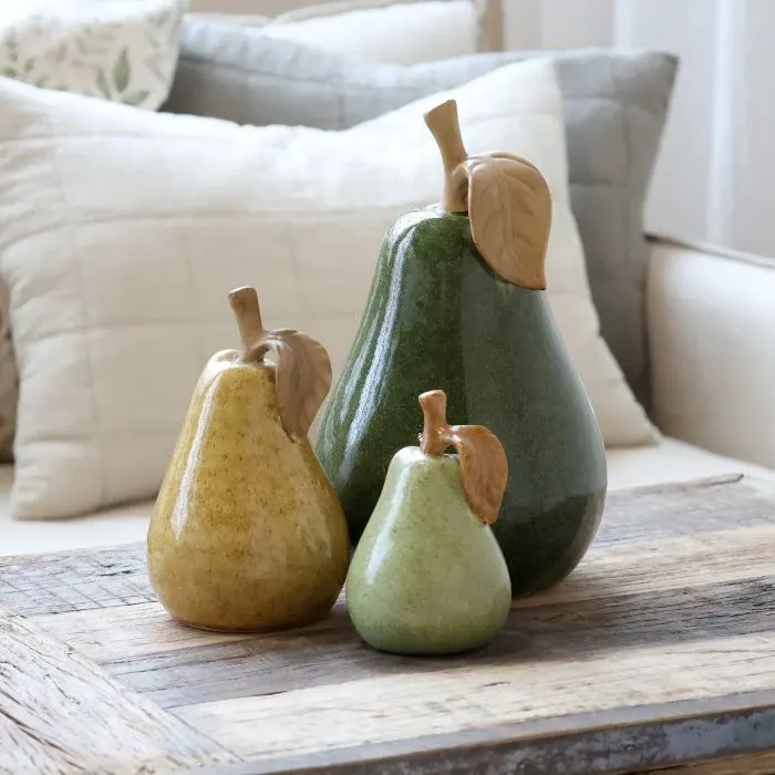 Birne zur Deko - Mehrere Größen und Farben - Chic Antique