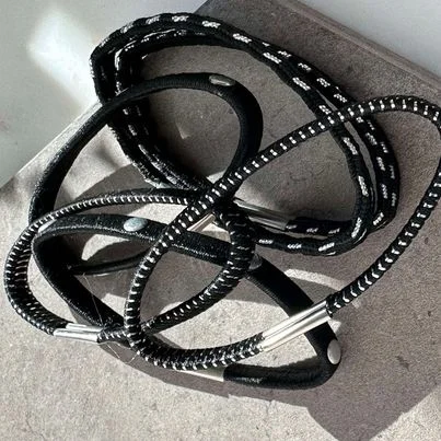 Haargummis Black / Silver - 3 mix