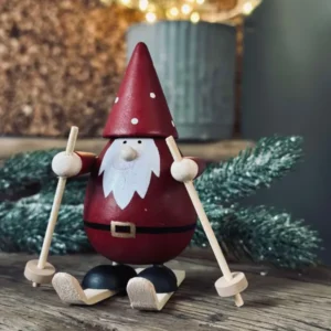 Weihnachtsmann auf Skiern - Small
