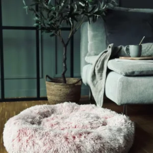 Hundekorb Fluffy - Ø 60 cm Rosa