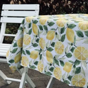 Tischdecke - Wasserabweisend 180x130 - Gelb Citrus