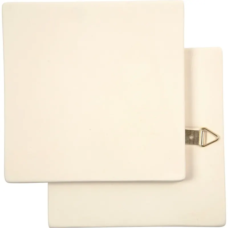 Art Tile, size 13x13 cm, thickness 7 mm, white