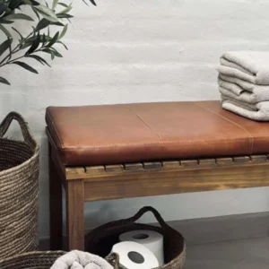 Sitzkissen Leder Tokyo - 88cm Cognac