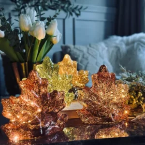 Blatt mit LED-Licht und Timer - Verschiedene Farben