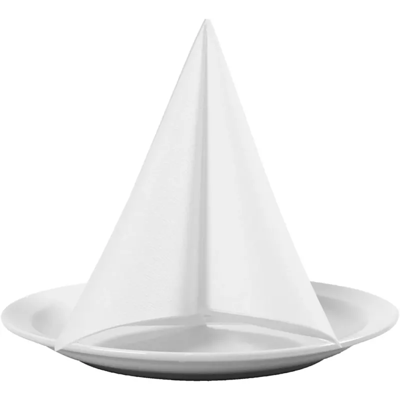 Table Napkins, size 40x40 cm, 60 g, white, 20 pc