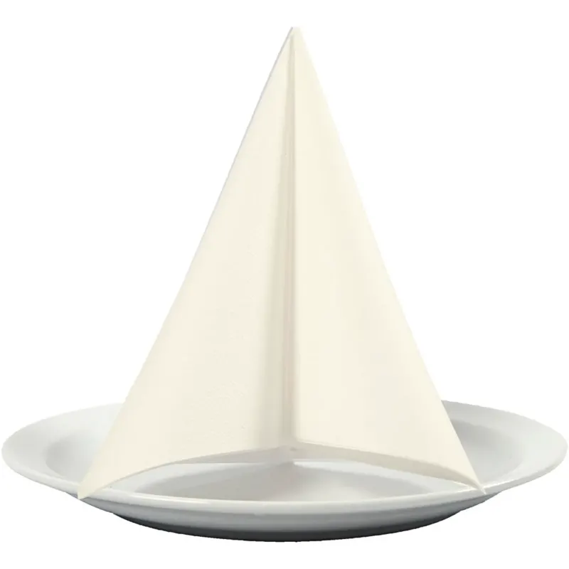 Table Napkins, size 40x40 cm, 60 g, off-white, 20 pc