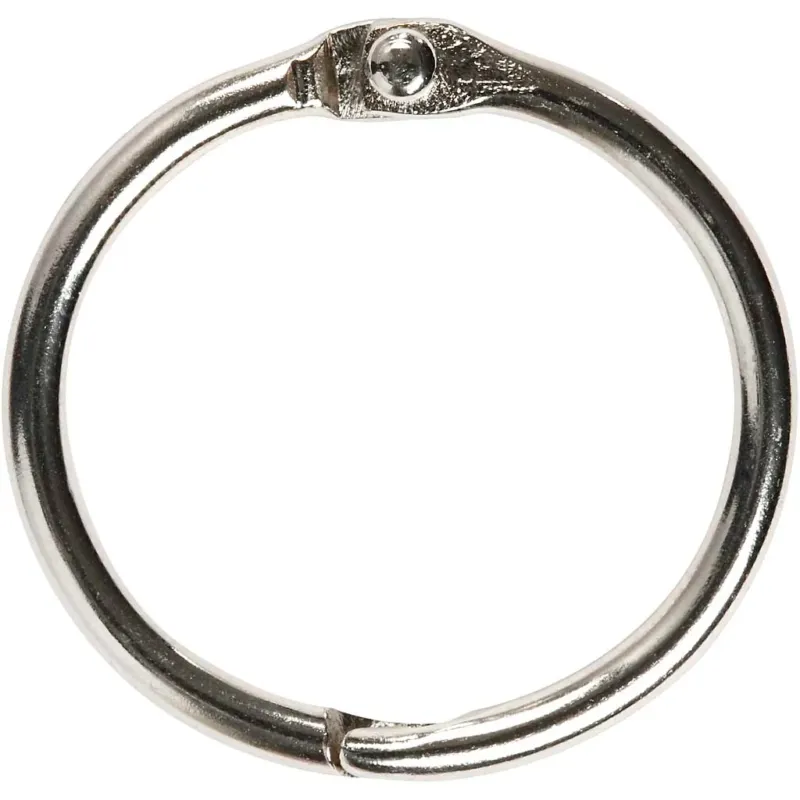 Book Ring, D: 25 mm, thickness 2,7 mm, 10 pc