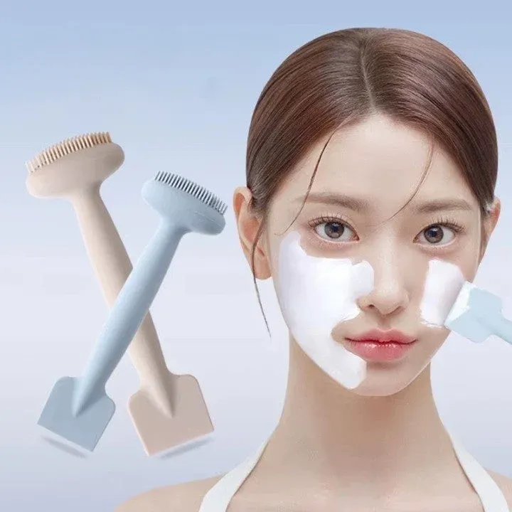 Shine Dual-Head Facial Fusion Mask Applicator Brush - Image 0