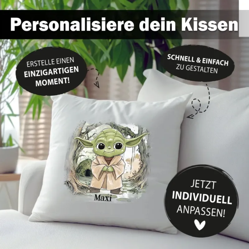 Personalisiertes Kissen für Sci-Fi Fan´s