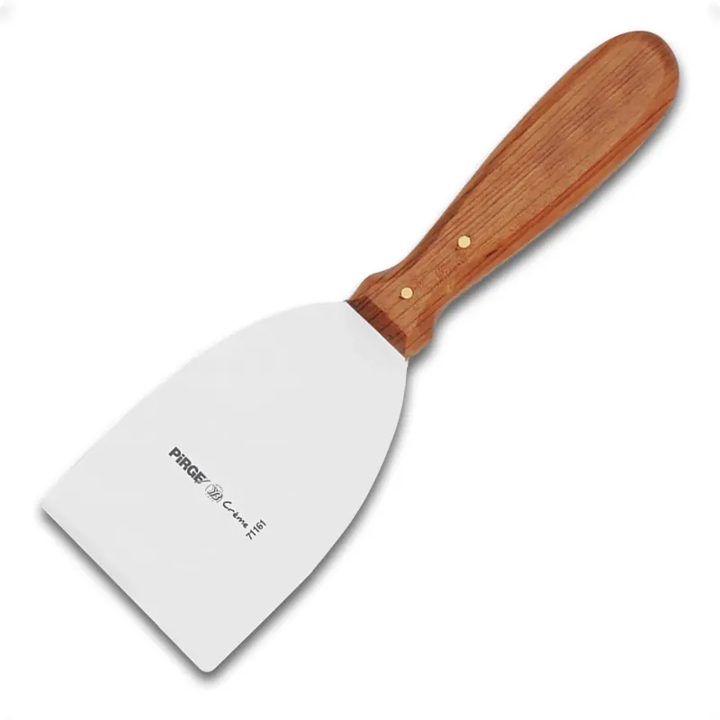 Spachtel Edelstahl 75 mm Holzgriff - CPGASTRO