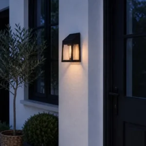 Wandleuchte mit Solarzellen, Set mit 2 Stück