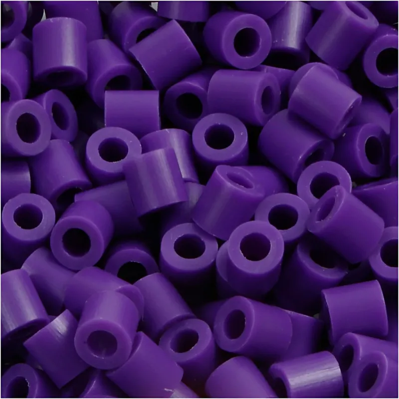 PhotoPearls, size 5x5 mm, hole size 2,5 mm, medium, dark purple (11), 6000 pc