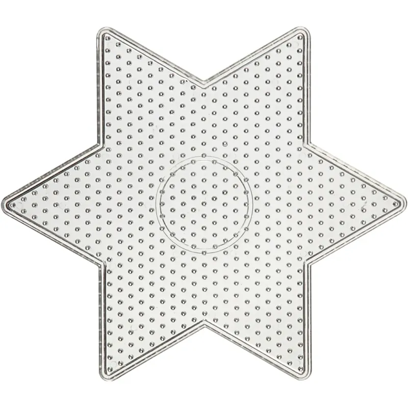 Peg Board, size 15x15 cm, medium, clear