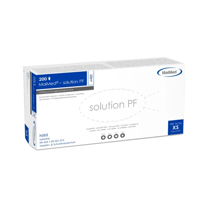 MaiMed-solution PF Nitril-Handschuhe zu 200 St./Box