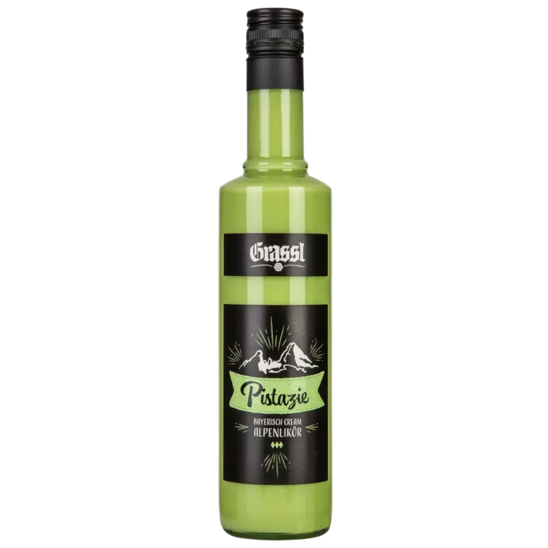 Grassl Bayerisch Cream Alpenlikör Pistazie