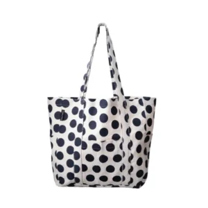 Shopper Nella Canvas - Schwarze Punkte