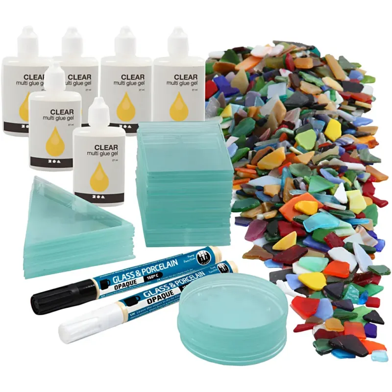Group Craft Kit Mosaic Ornaments, 40 pc