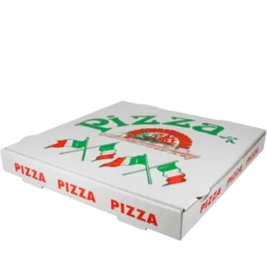 TakeAware.nl Pizzadozen wit 32x32x4cm Pizza Bandiere