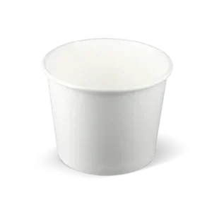 Ice cream cup Carton 360ml Ø106mm 12oz White (1.000 pcs)