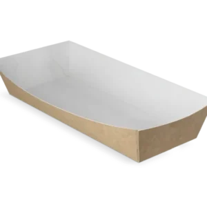 takeaware.nl Friet- en snackbakjes Snackbakje A18 kraft/wit BIO