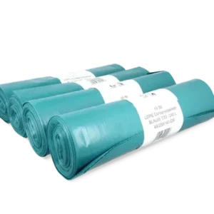 Garbage bags 240 liter 65/25x140cm 10 Rolls with 10 bags blue (100 bags)