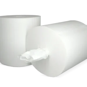 takeaware.nl Handdoek- en poetspapier Poetsrol Midi (kokerloos) 1 laags 6x270 meter Ø20cm 100% cellulose T9